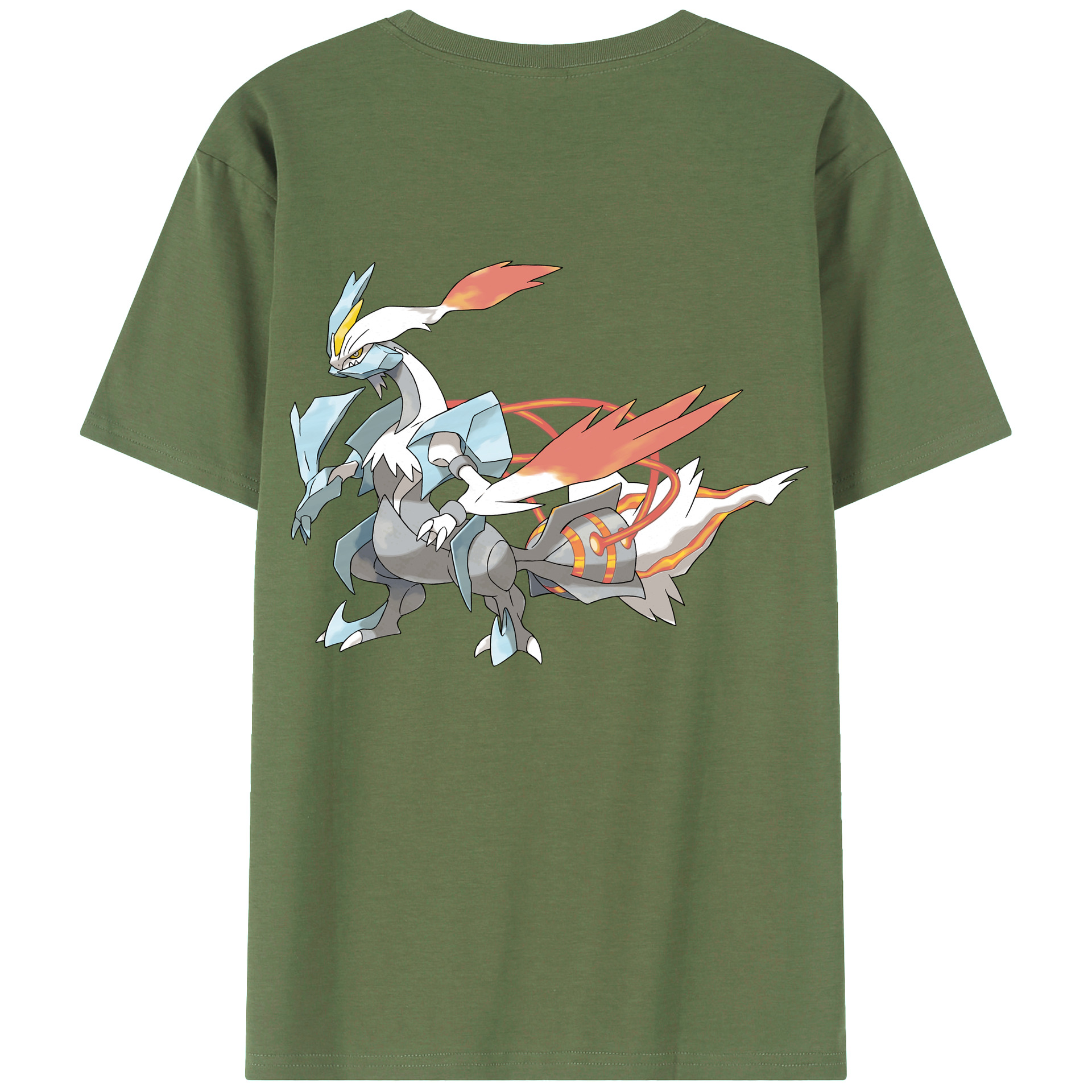 （画像用） ポケットモンスター Pokémon 綿100％ メンズ半袖Tシャツ（バックプリント） 通気性